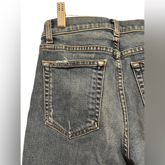 Reformation Women’s Skinny Boot Cut Jeans 25, Blue Stretch Medium Wash Straight - Picture 2 of 11